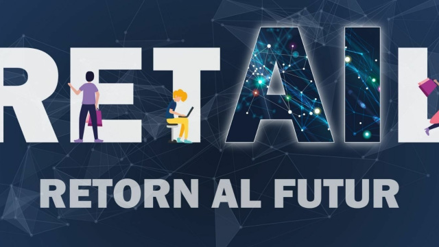 Imagen del evento “RETAIL Retorn al Futur” de Comertia, donde SAIMA SYSTEMS participa como Global Partner.