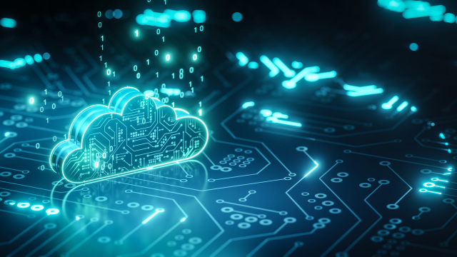 Nube digital conectada a una infraestructura tecnológica que simboliza la soberanía digital, la resiliencia y la gestión segura de los datos en Catalunya y la Unión Europea.